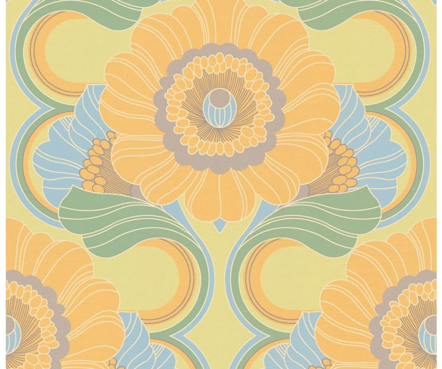 Tapete 'Retro Bloom' 53x850cm