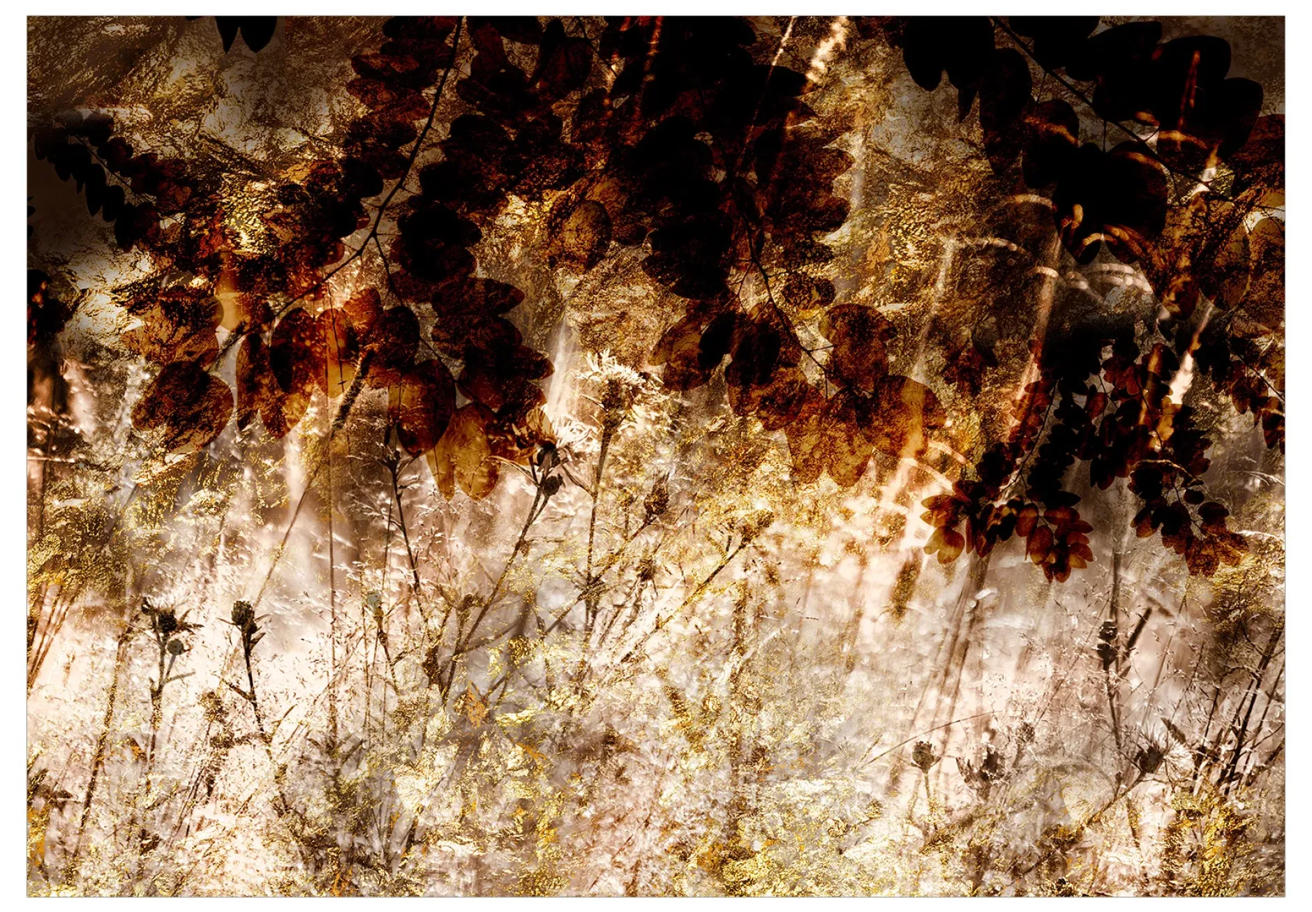 Tapete 'Retro Meadow'