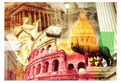 Tapete 'Rom - Collage'