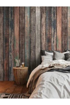 Tapete 'Rustic Planks' 159x280cm