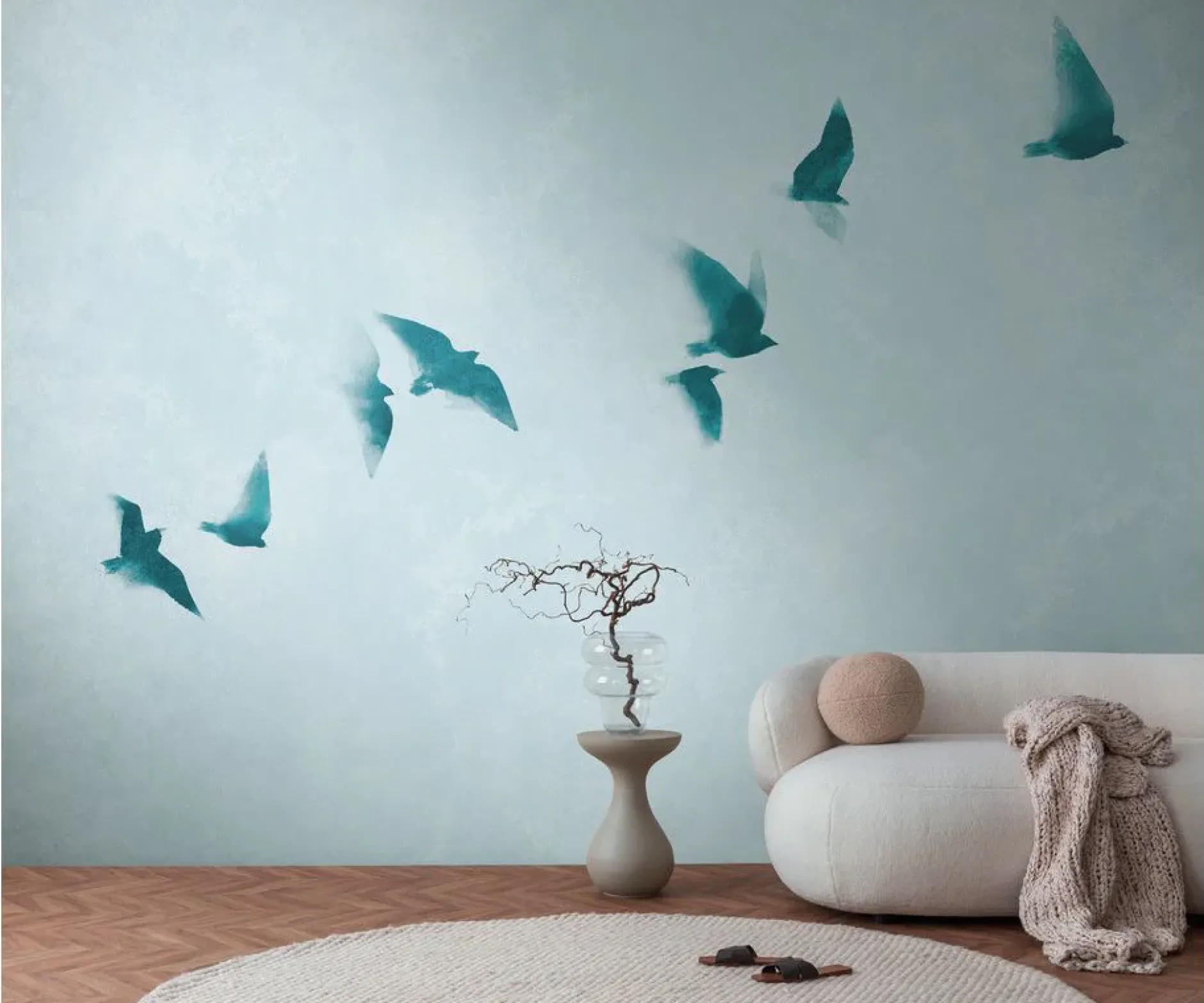 Tapete 'Skyward Flight' 371x280cm