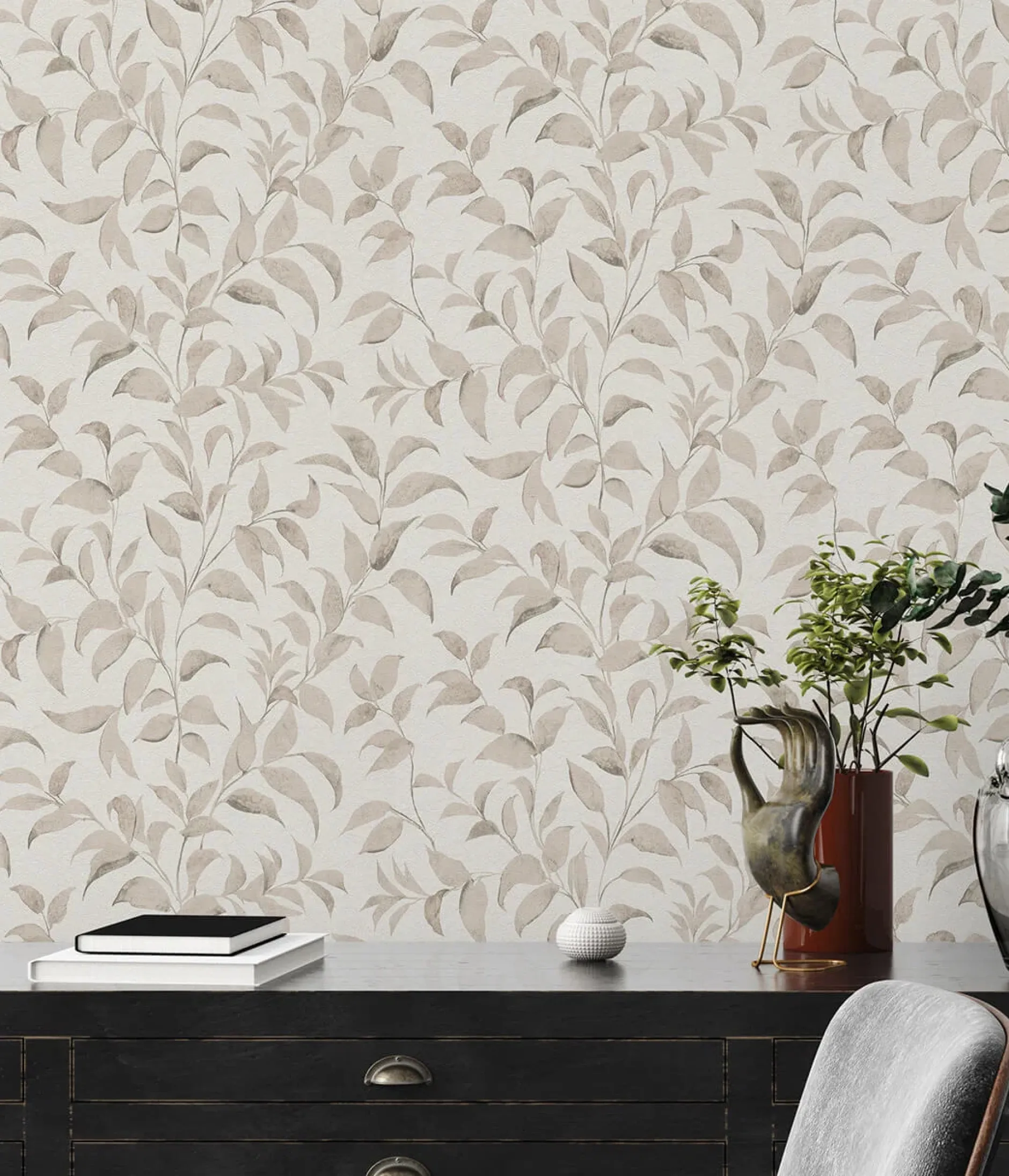 Tapete 'Sleepy Leaves' 53x1005cm