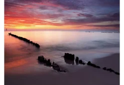 Tapete 'Sonnenaufgang an der Ostsee'