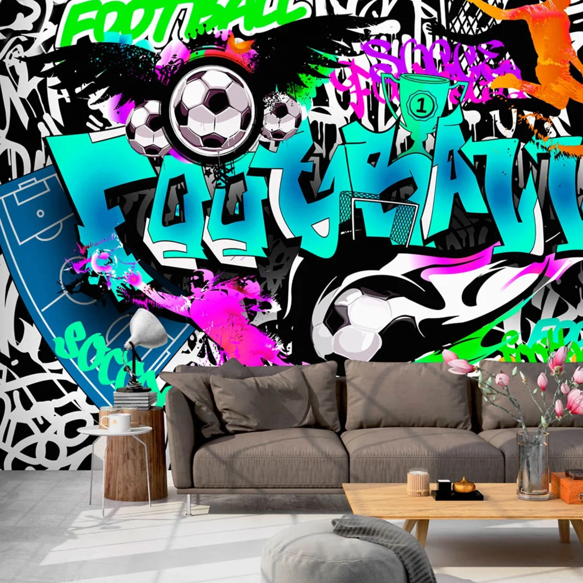 Tapete 'Sports Graffiti'