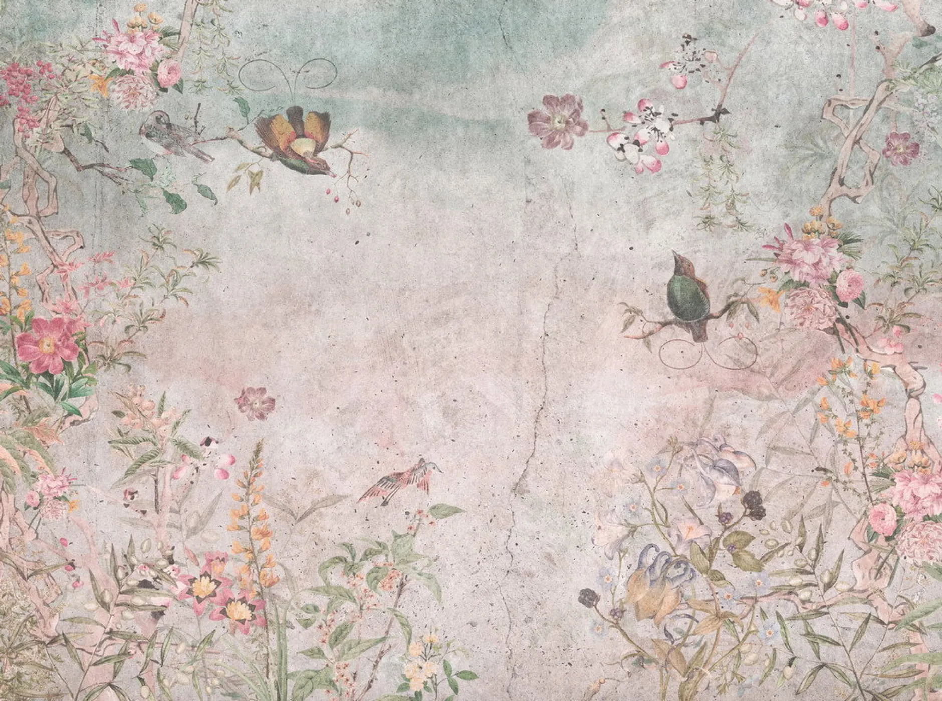 Tapete 'Spring Haze' 371x280cm
