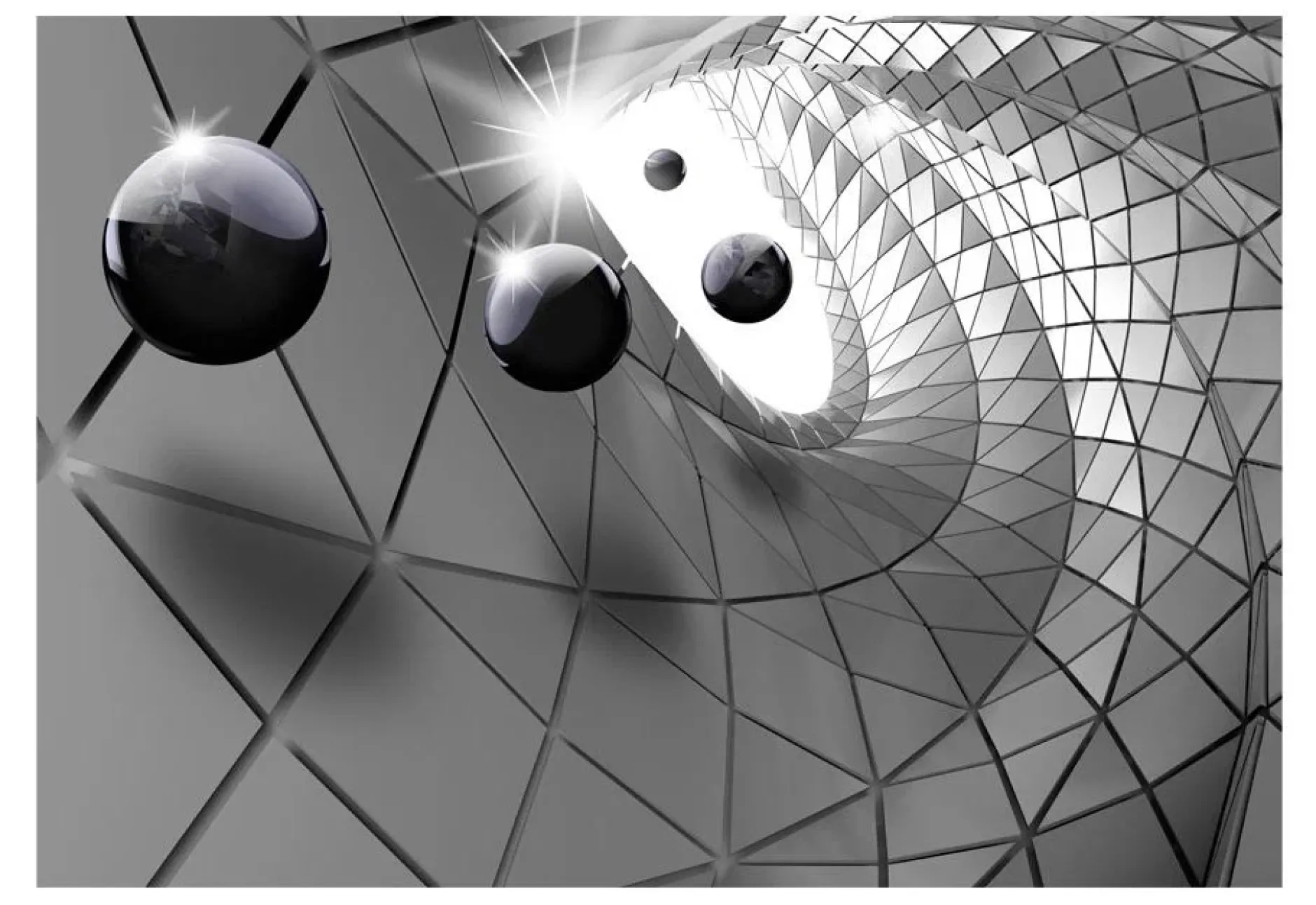 Tapete 'Steel Illusion'