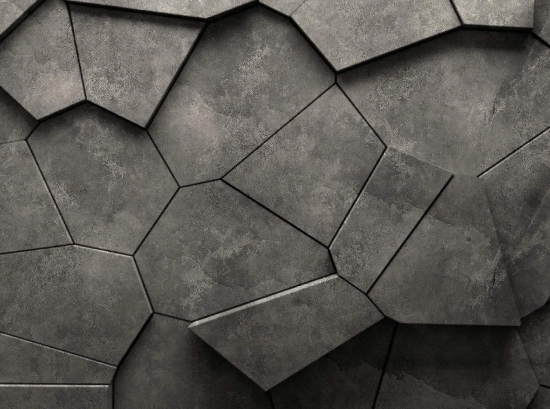 Tapete 'Stone Mosaic' 371x280cm