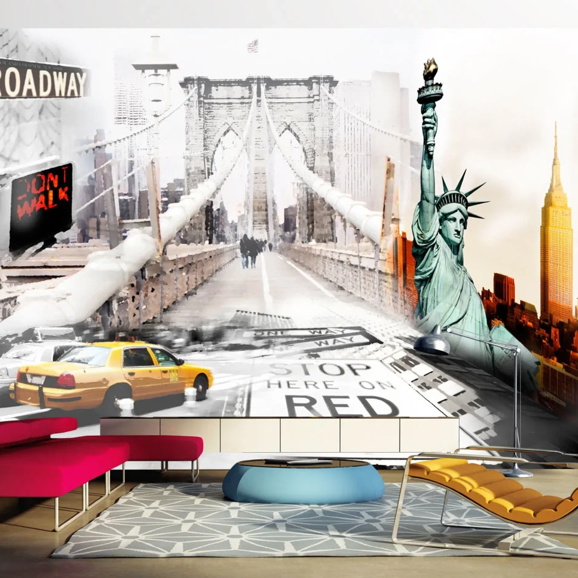 Tapete 'Straßen von New York'
