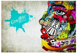 Tapete 'Streetart Lady'