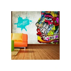Tapete 'Streetart Lady'