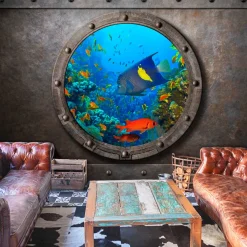 Tapete 'Submarine Window'