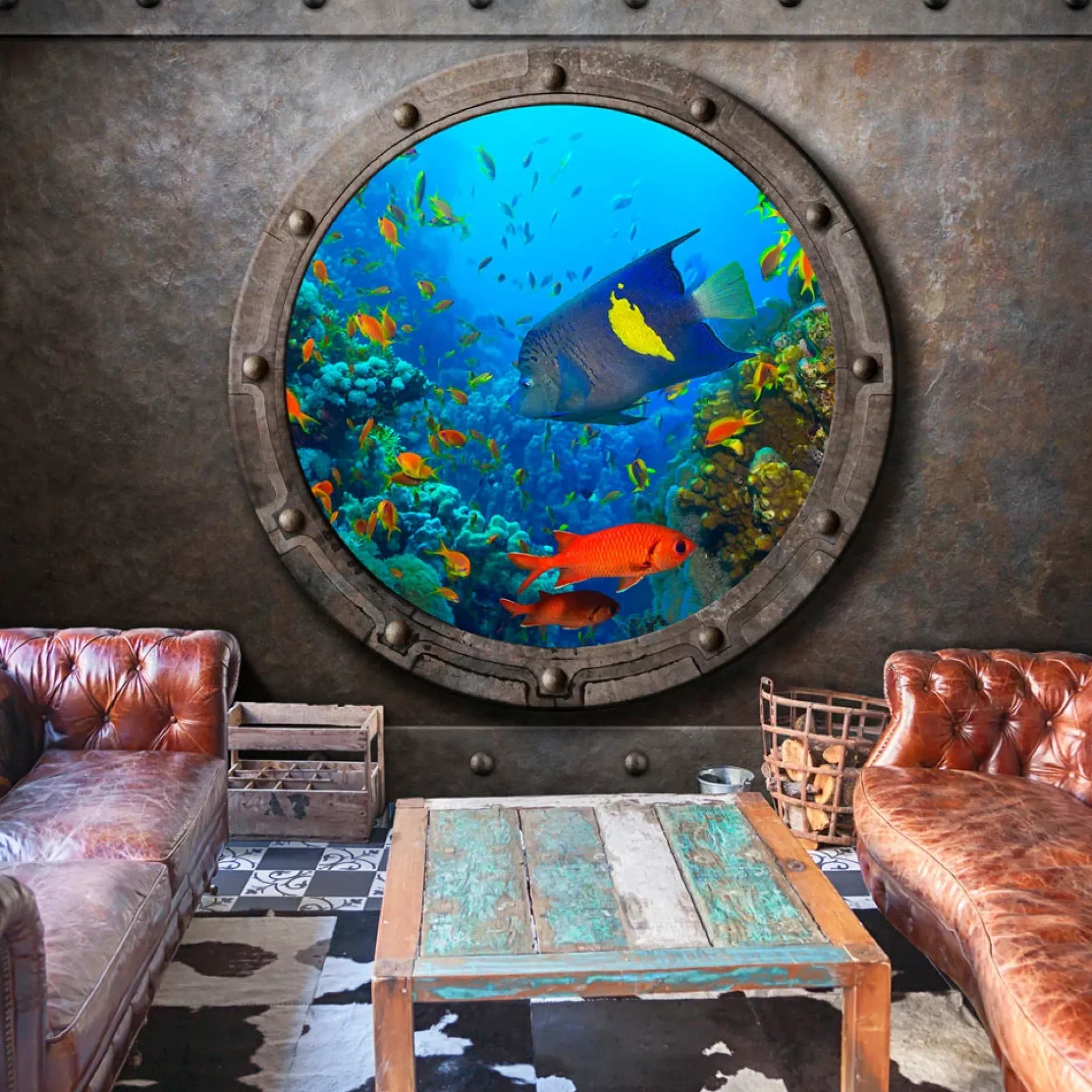 Tapete 'Submarine Window'
