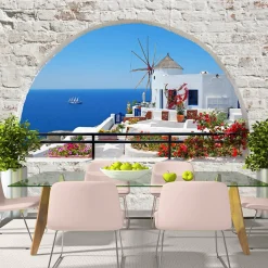 Tapete 'Summer in Santorini'