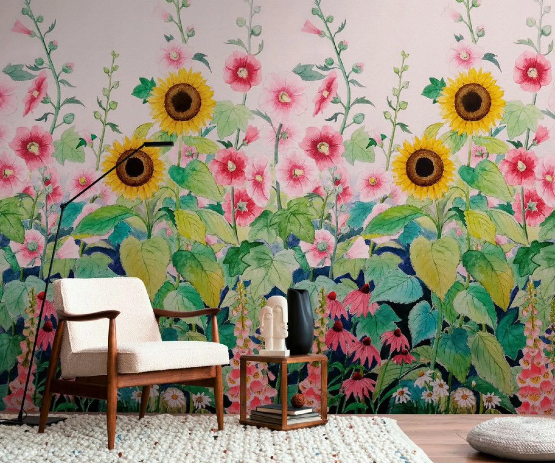 Tapete 'Sunlit Blooms' 159x280cm