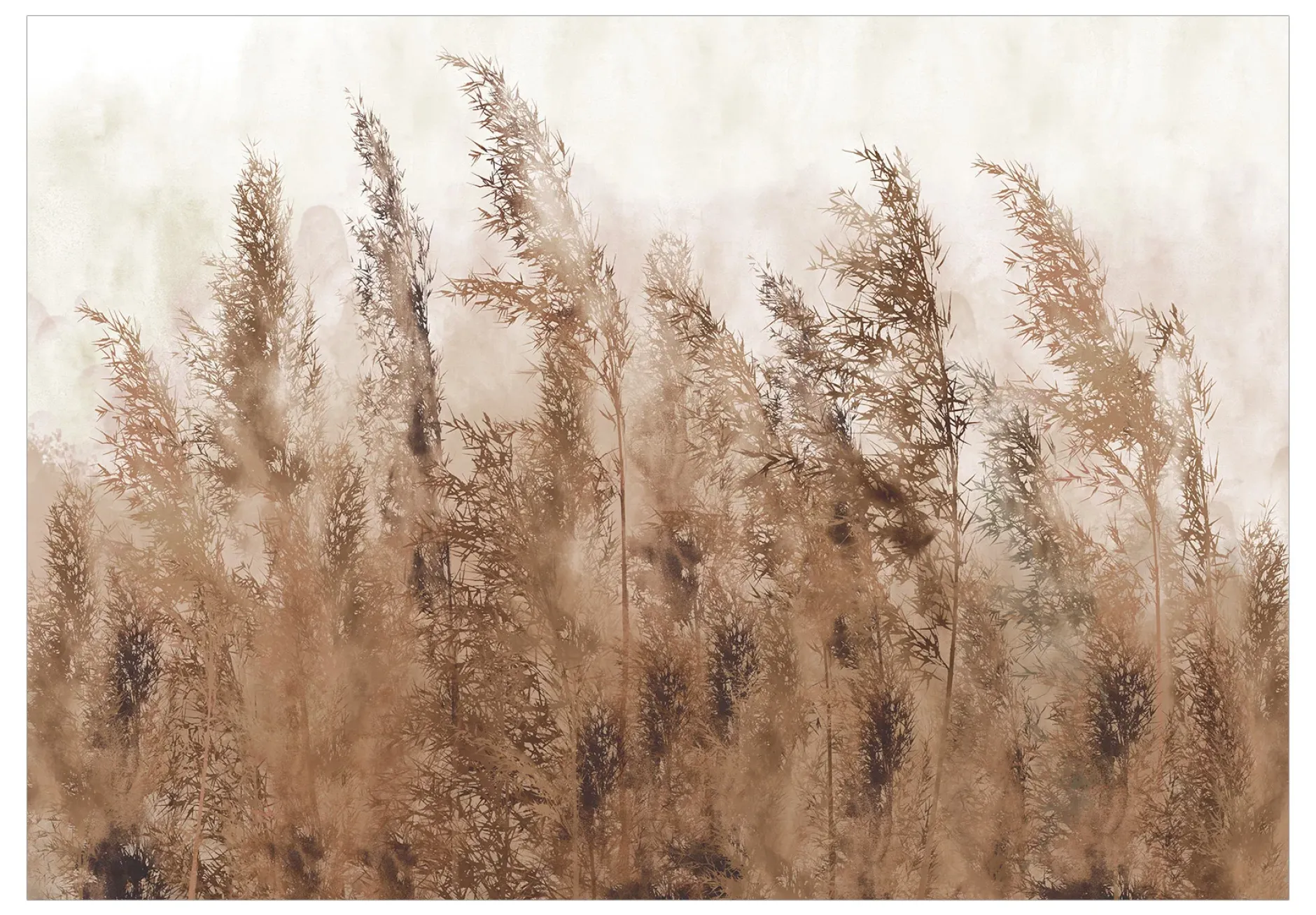 Tapete 'Tall Grasses - Brown'
