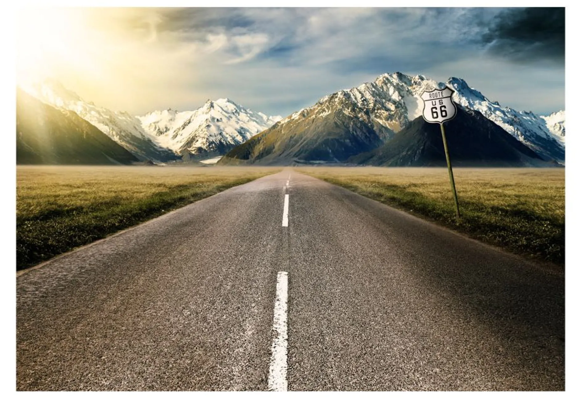 Tapete 'The long road'
