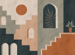 Tapete 'Tranquil Scene' 371x280cm