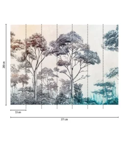 Tapete 'Tree Symphony' 371x280cm