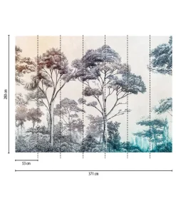 Tapete 'Tree Symphony' 371x280cm