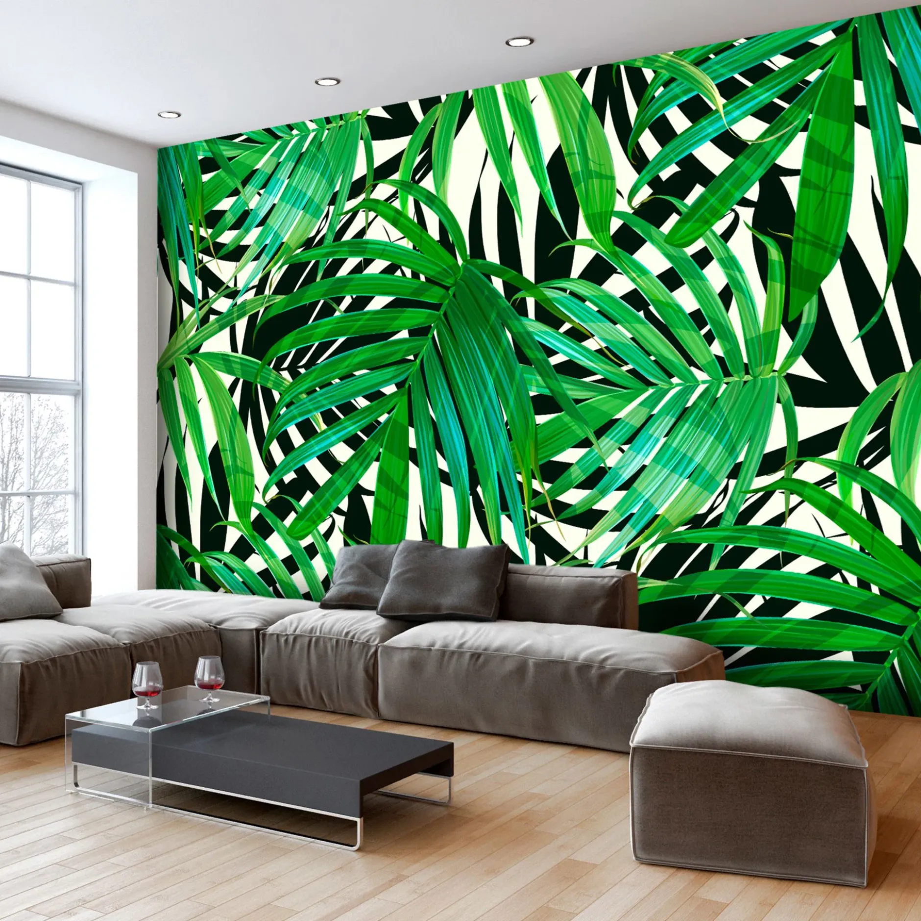 Tapete 'Tropical Leaves'