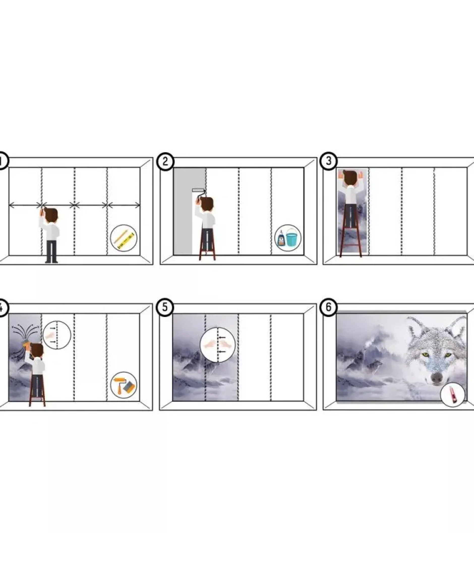 Tapete 'Tropic Frame'