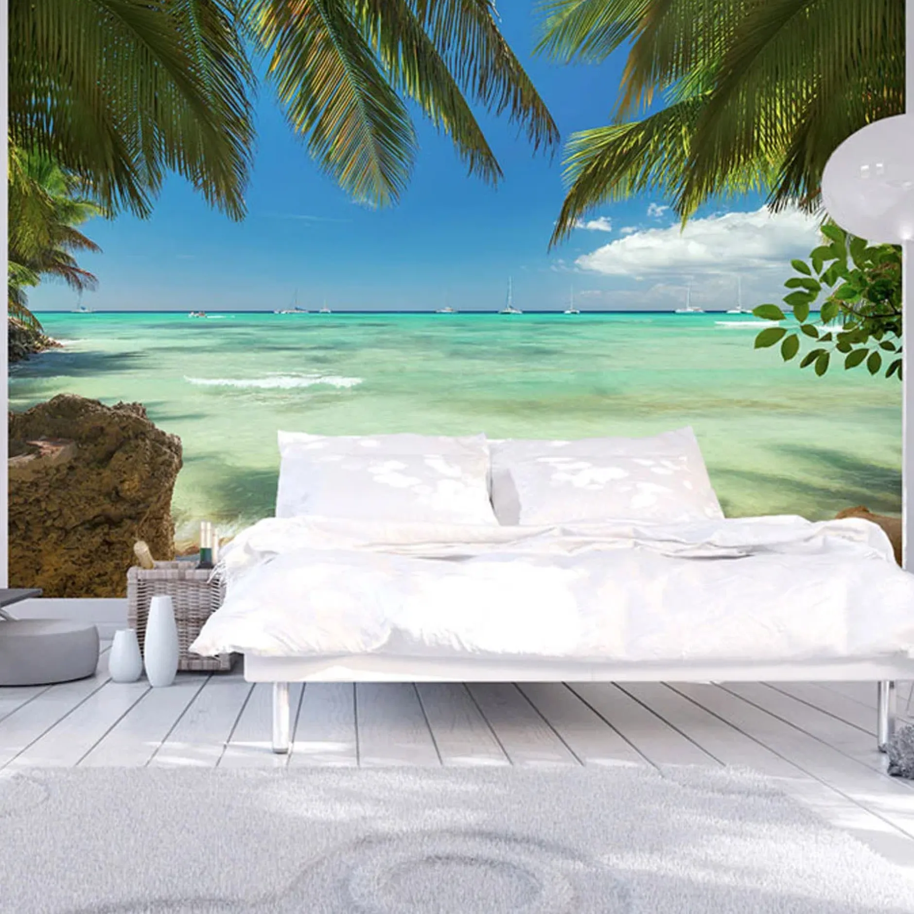 Tapete 'Under Palm Trees'