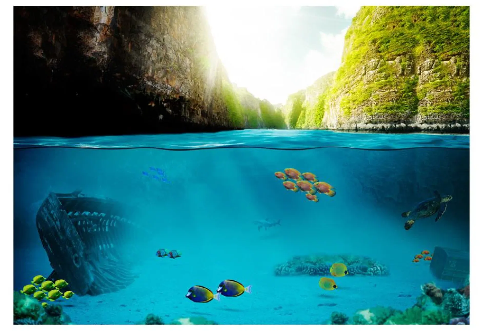 Tapete 'Under the waterline'