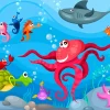Tapete 'Unter Wasser'