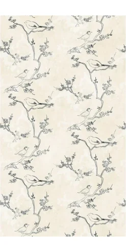 Tapete 'Verdant Birds' 159x280cm