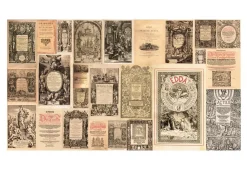 Tapete 'Vintage Books'