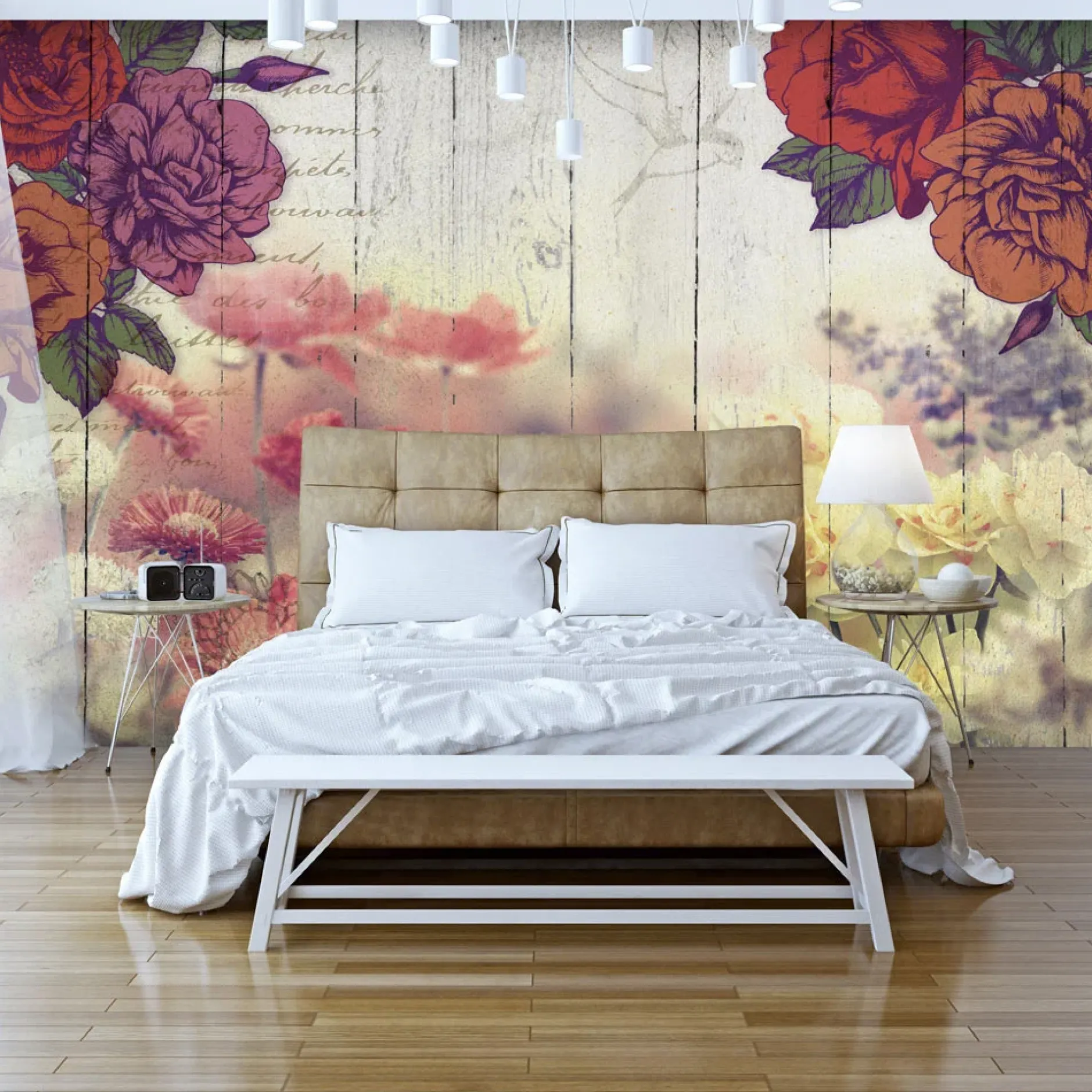 Tapete 'Vintage Flowers'
