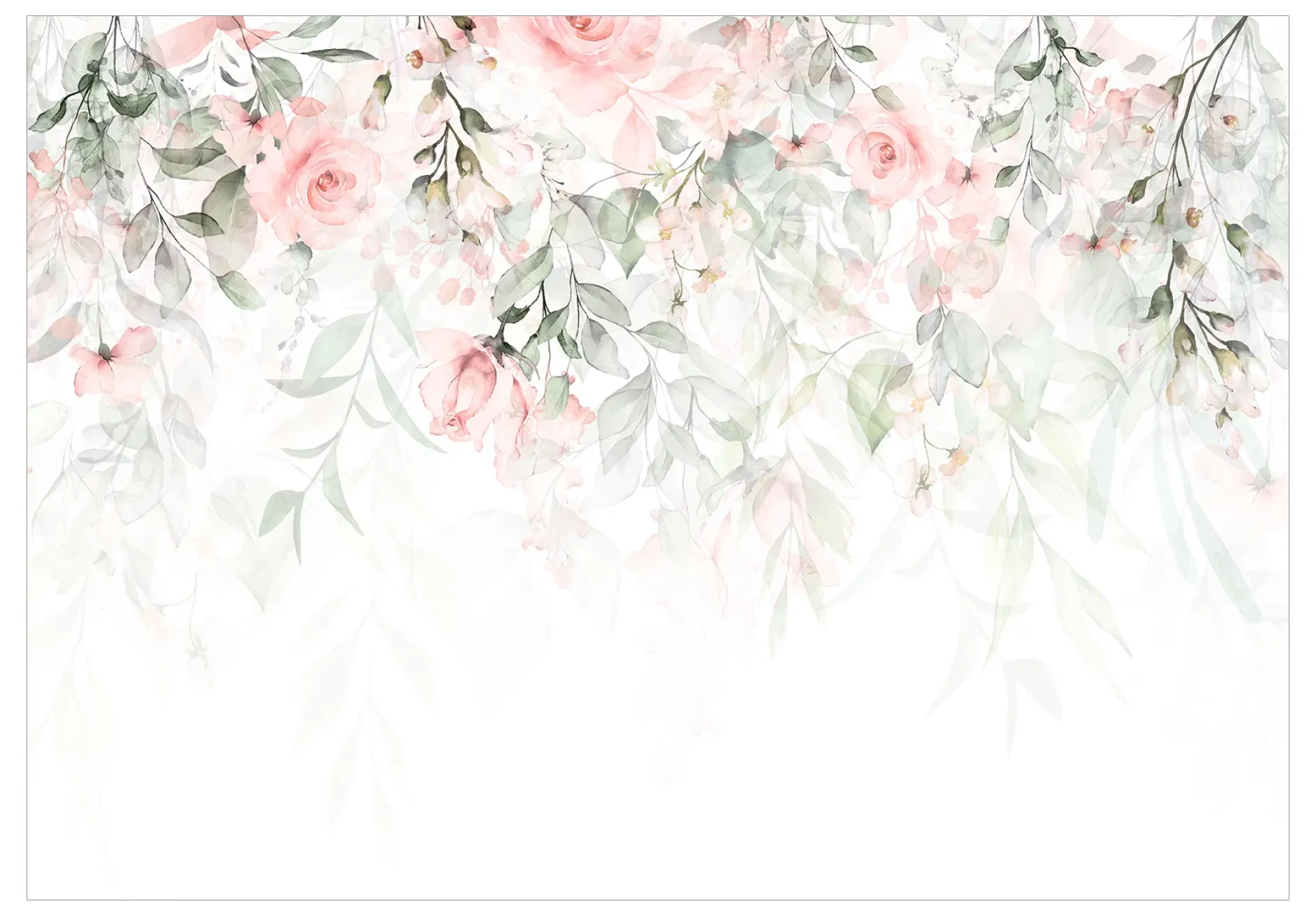 Tapete 'Waterfall of Roses - First Variant'
