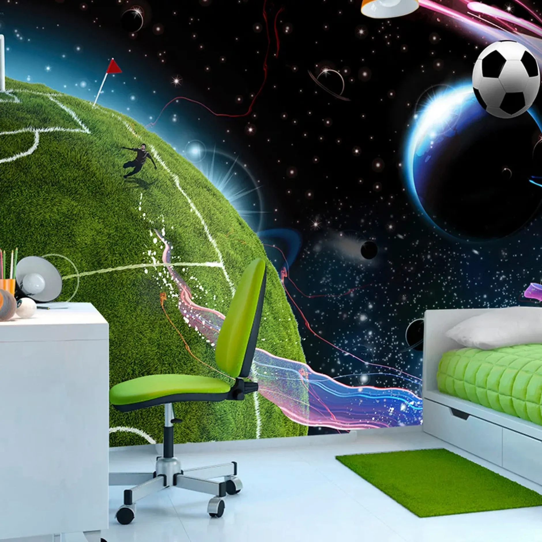 Tapete 'Weltraumspiel'