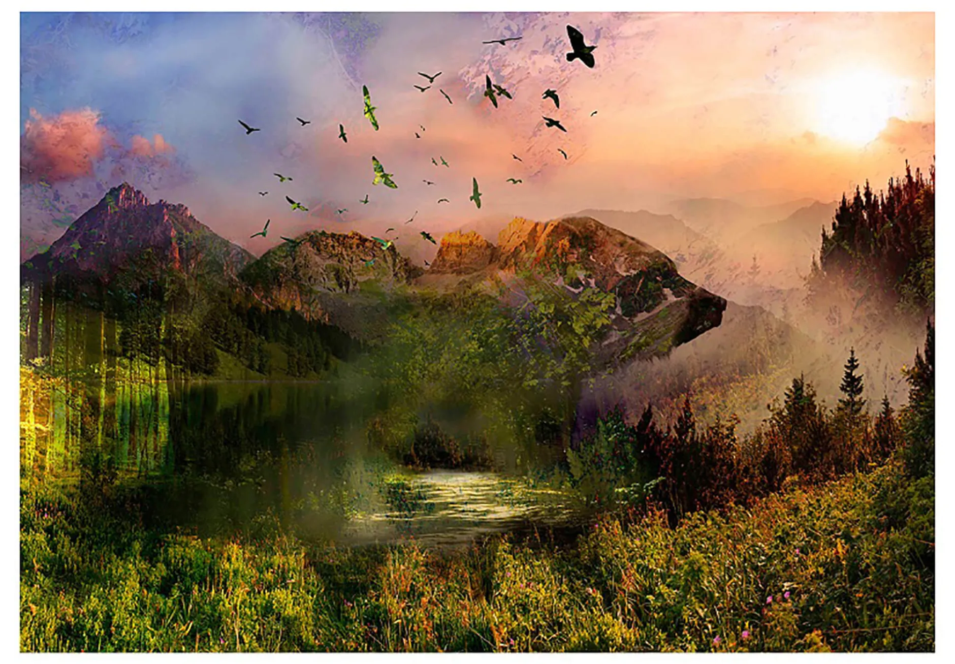 Tapete 'Whispers of Nature'