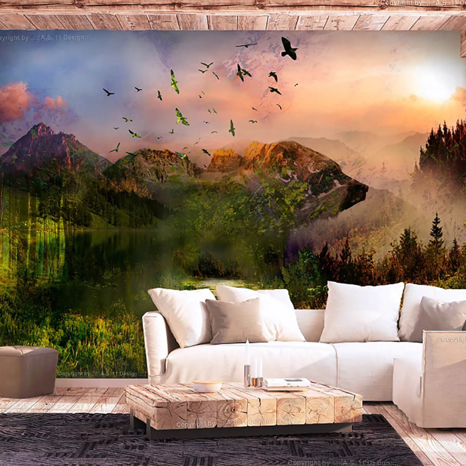 Tapete 'Whispers of Nature'