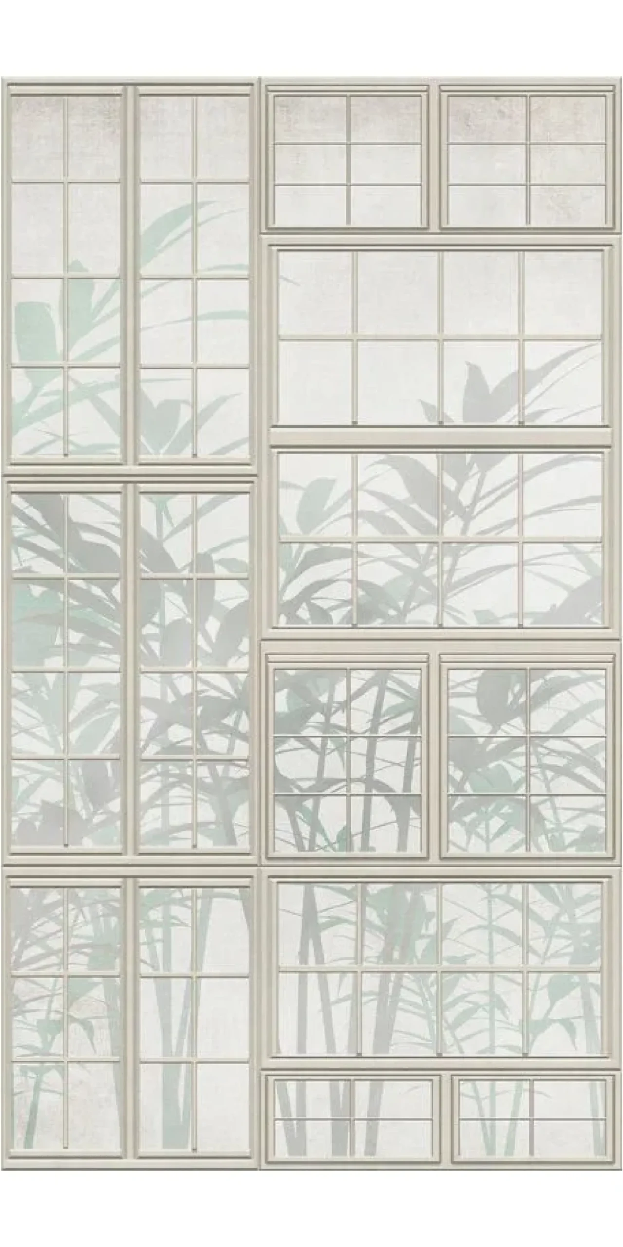Tapete 'Window Garden' 159x280cm