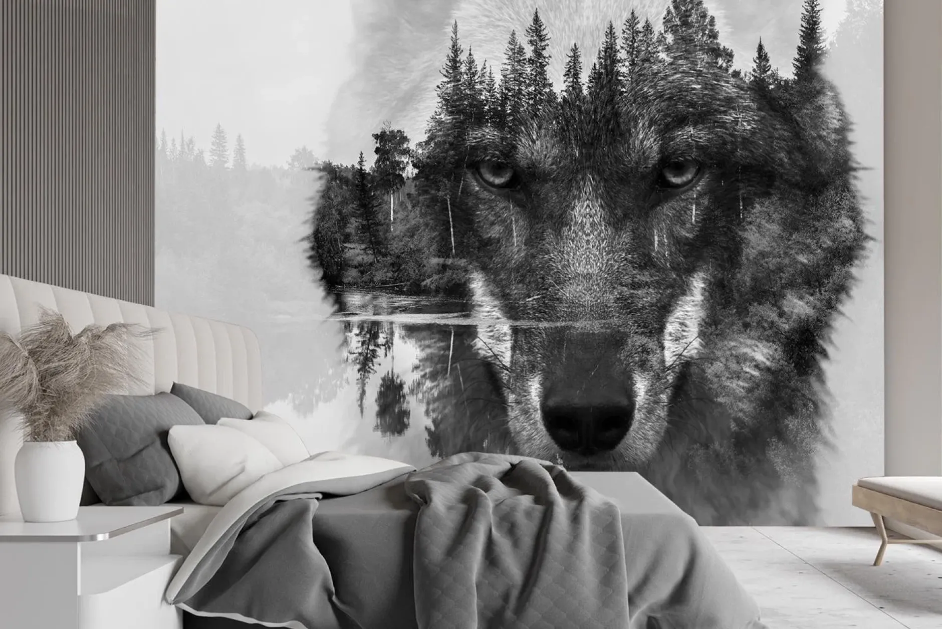 Tapete 'Wolf Dreams'