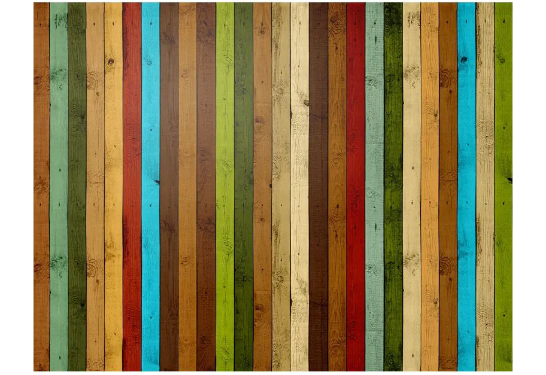 Tapete 'Wooden rainbow'