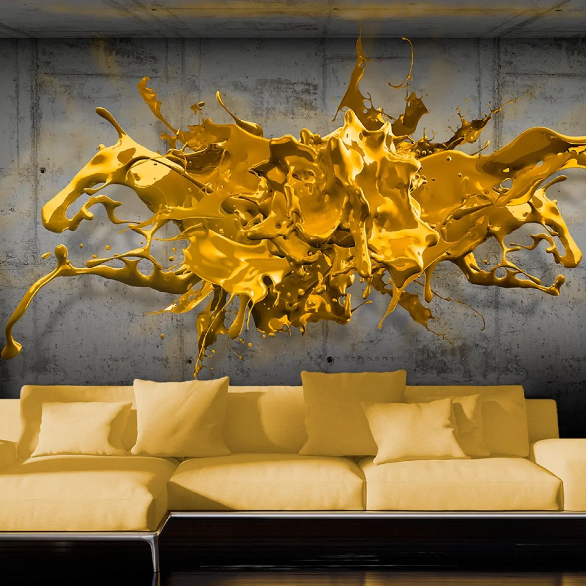 Tapete 'Yellow Splash'