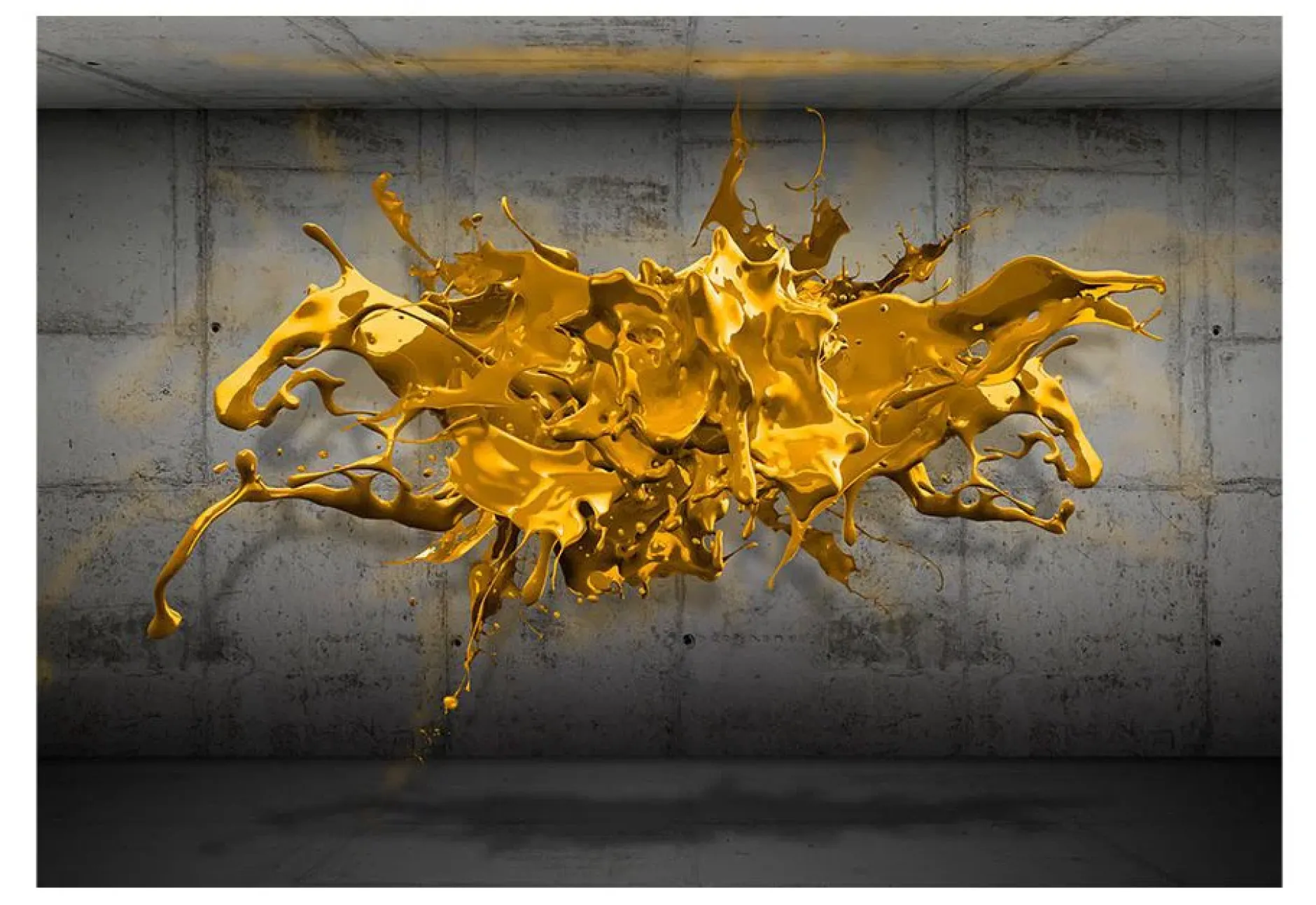 Tapete 'Yellow Splash'