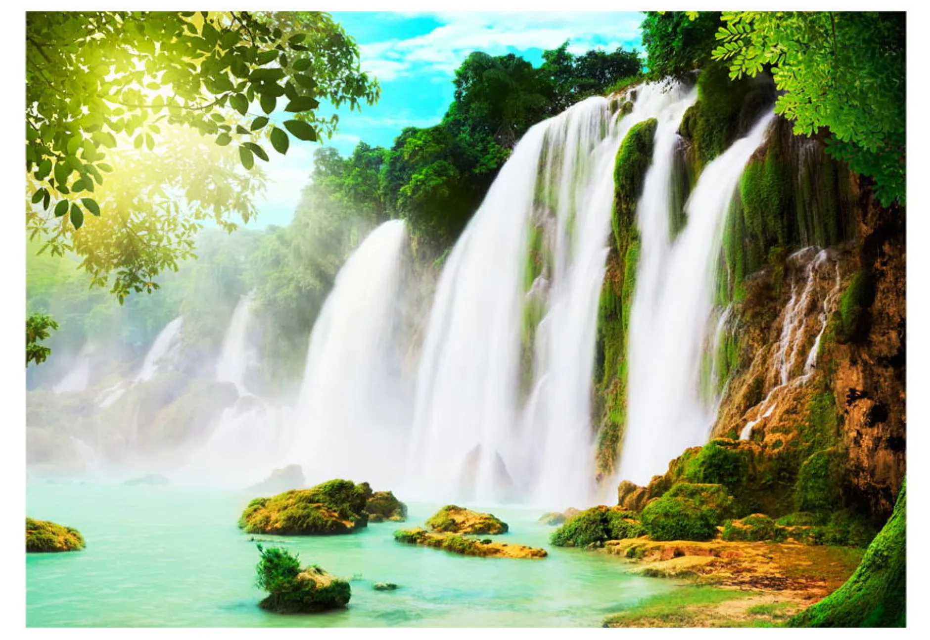 Tapete 'Zauberhafter Wasserfall'