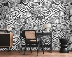 Tapete 'Zebra Parade' 159x280cm