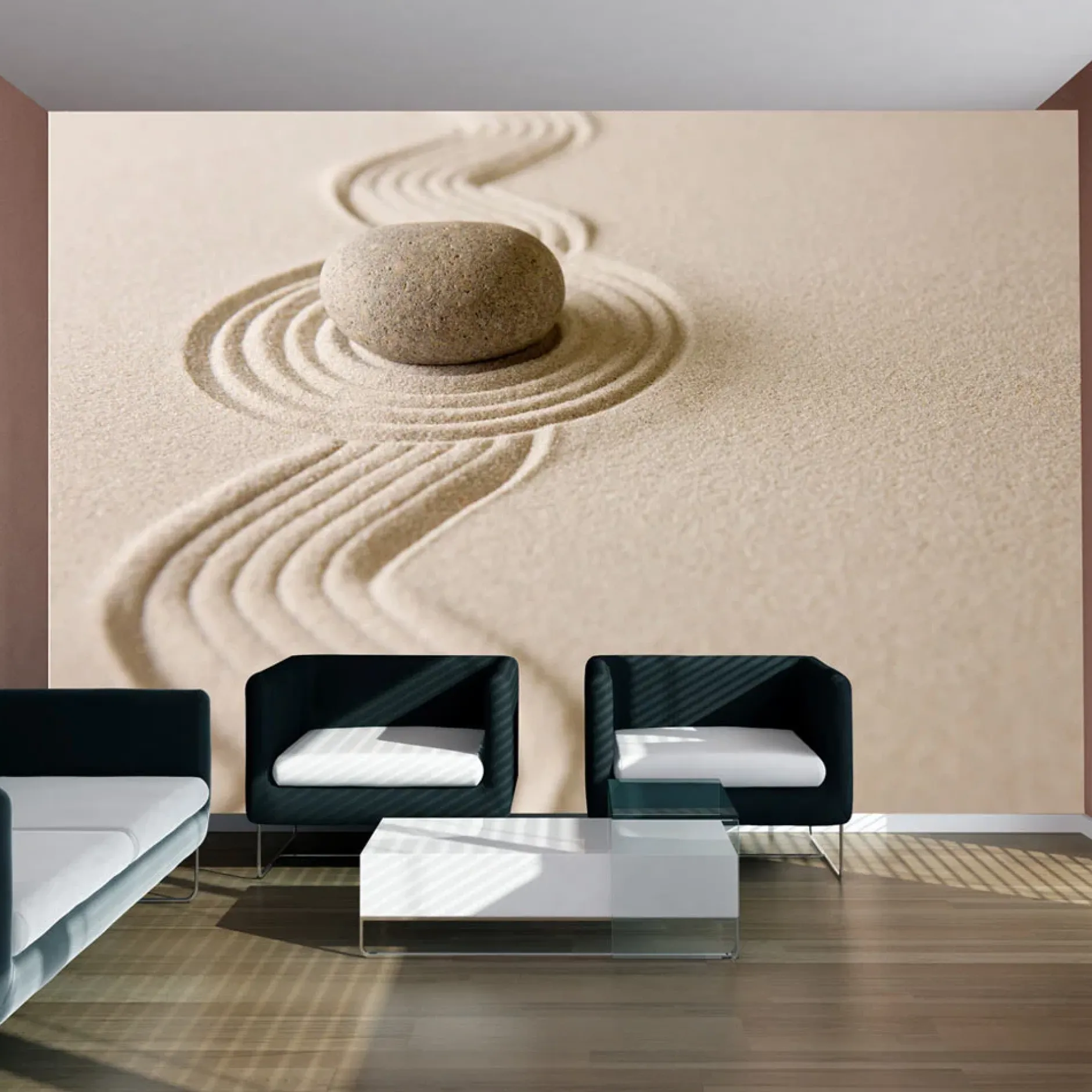 Tapete 'Zen sand garden'