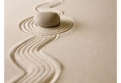 Tapete 'Zen sand garden'