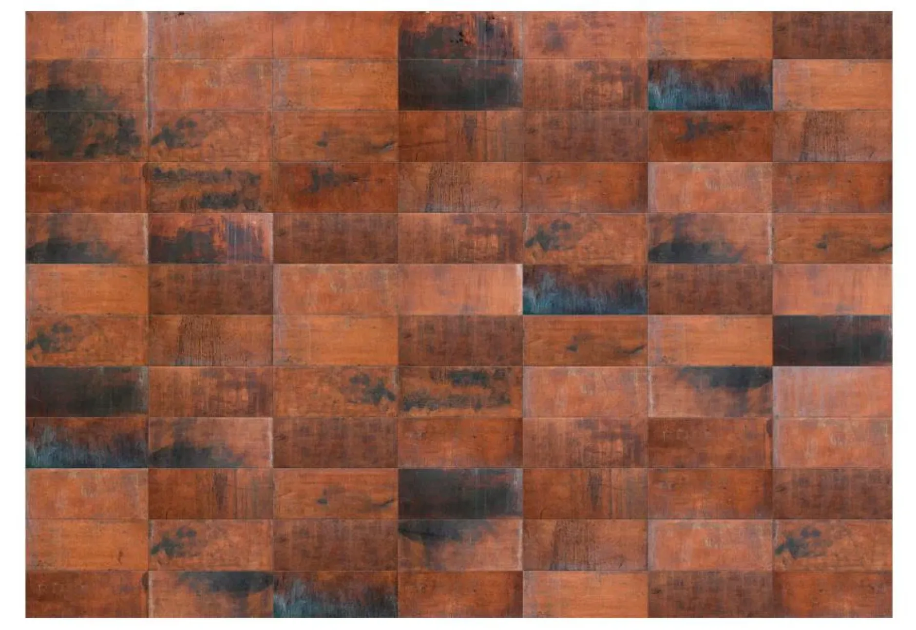 Tapete 'Ziegel Puzzles'