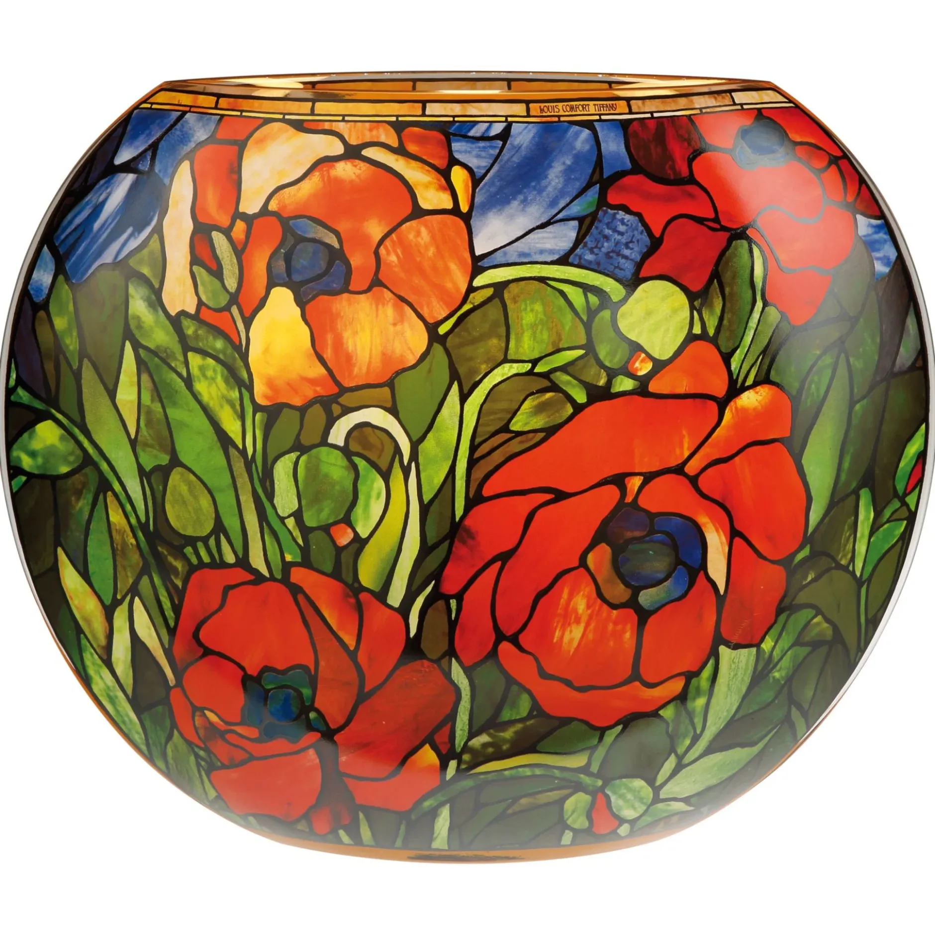 Tischlampe 'Floral Impression' von Louis Comfort Tiffany 13x30x35cm