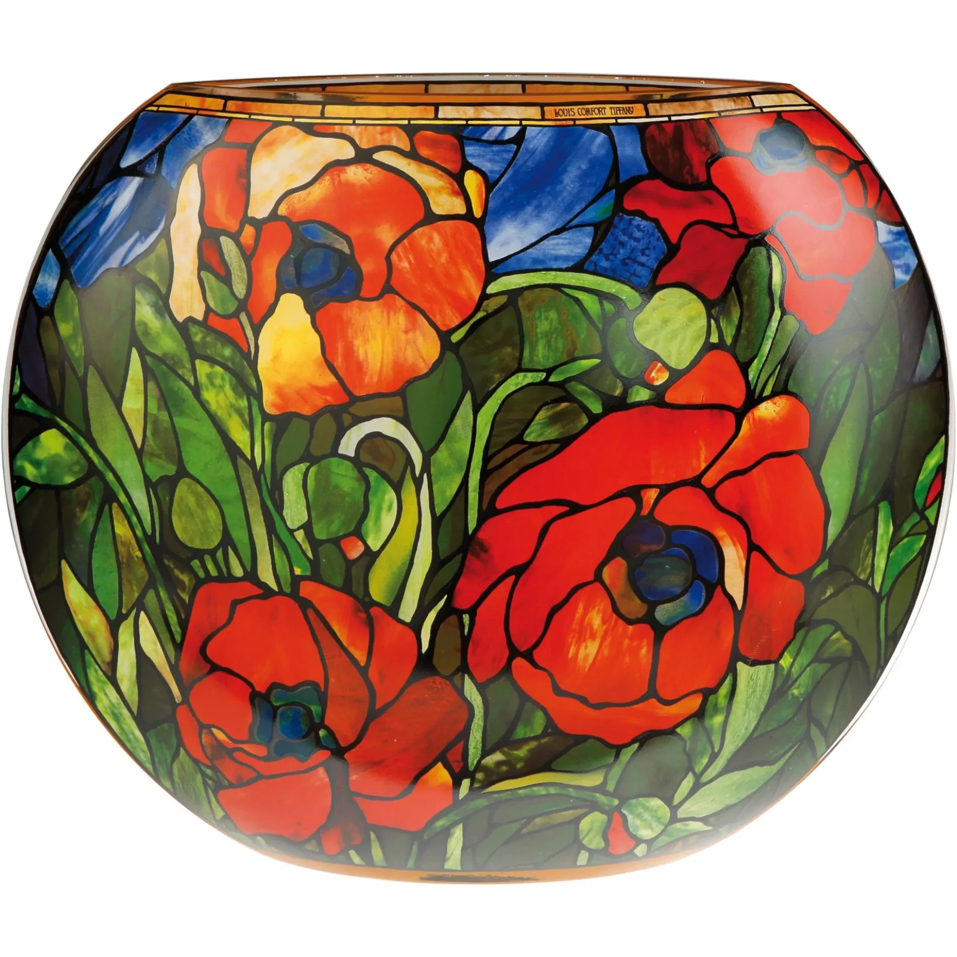 Tischlampe 'Floral Impression' von Louis Comfort Tiffany 13x30x35cm