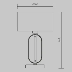 Tischlampe 'Marmo 3'