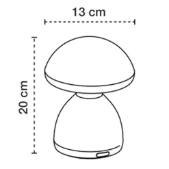 Tischlampe 'Mush T'