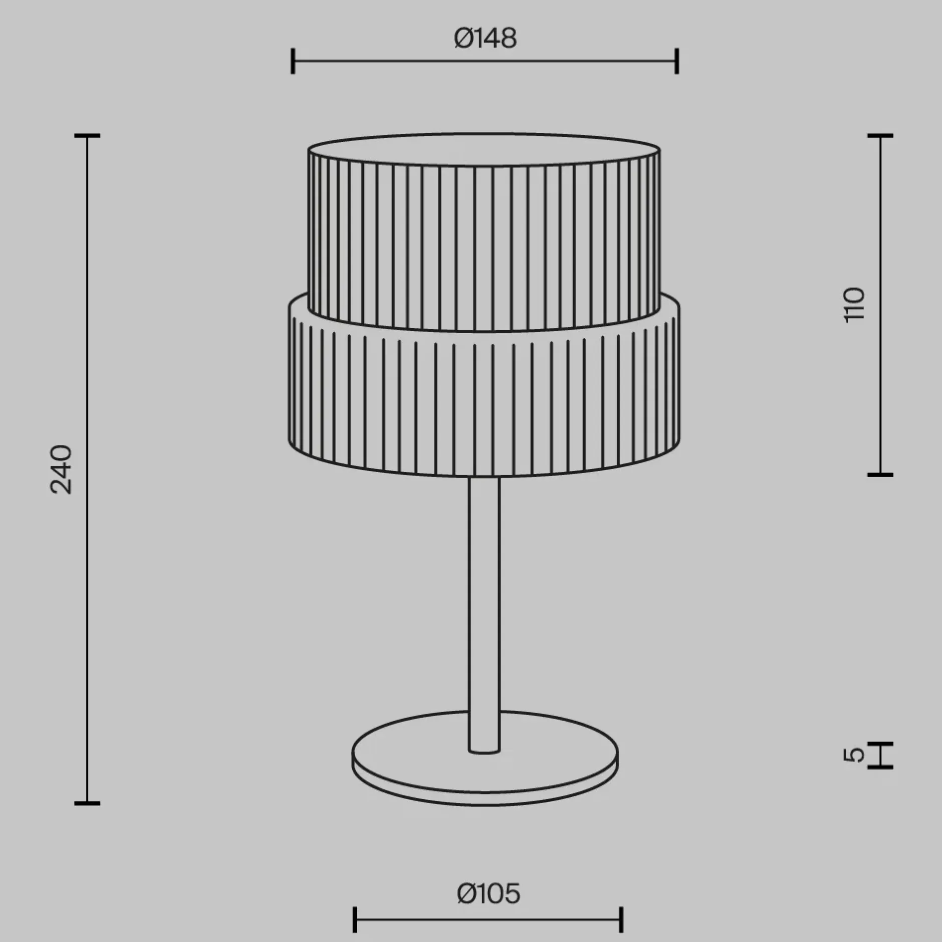 Tischlampe 'Scala 3'